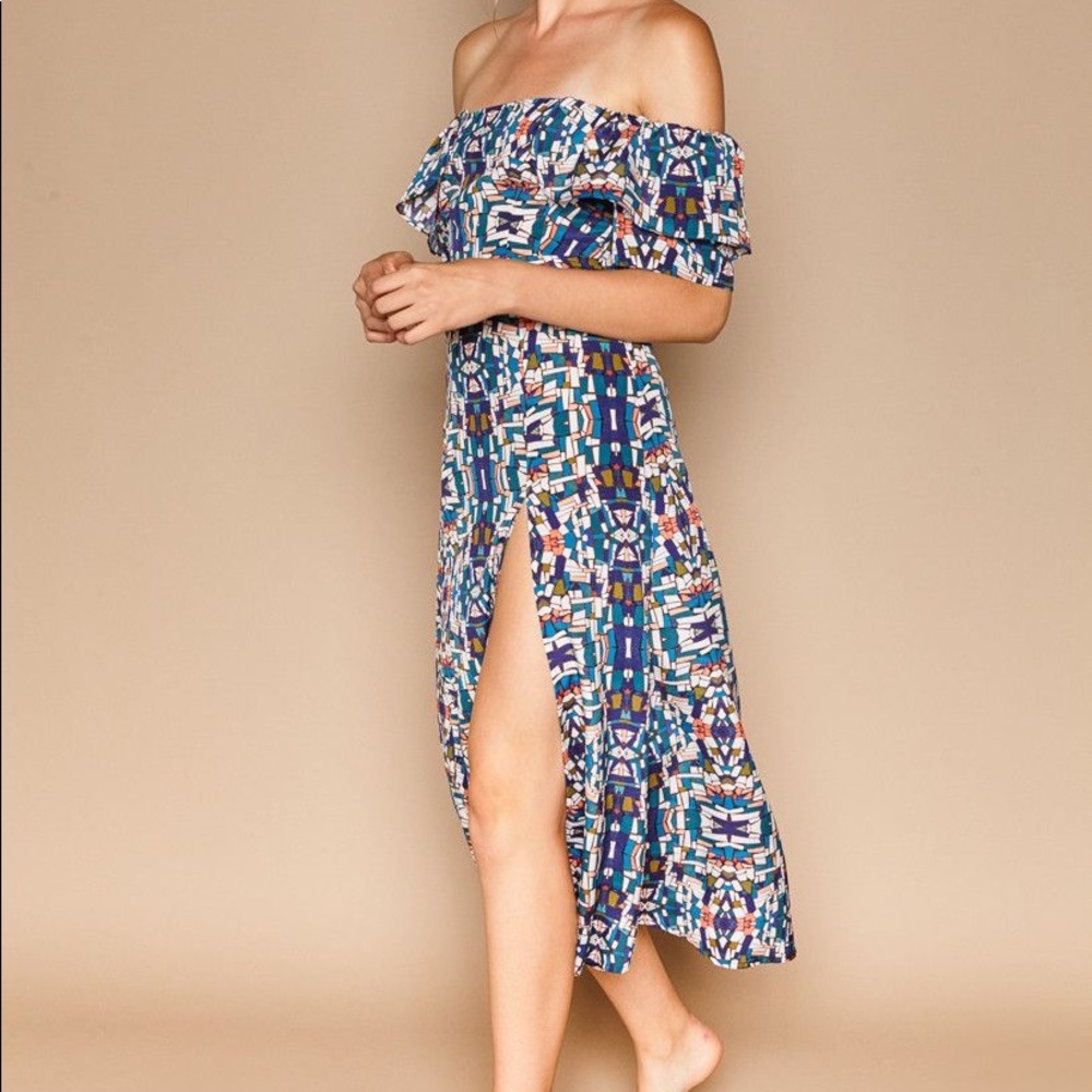 STONE COLD FOX ‘Versilia’ Midi dress